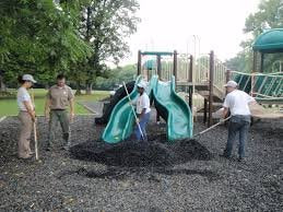 20mm Black Rubber Playground Chippings 300KG - Cici Mijares