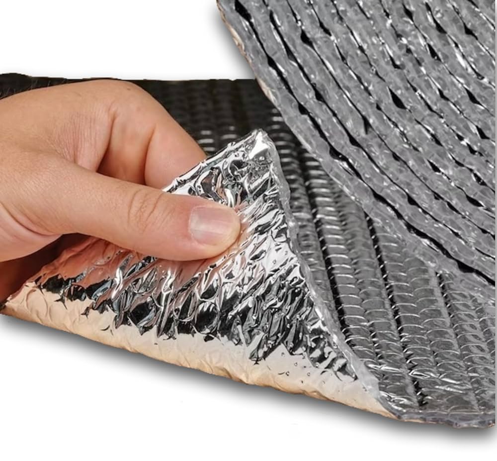 Aluminium Foil Insulation Sheets .6m and 1.2m Width. Multiple Lengths