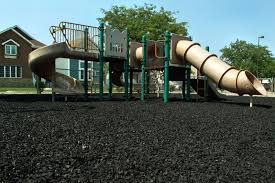 20mm Black Rubber Playground Chippings 300KG - Cici Mijares