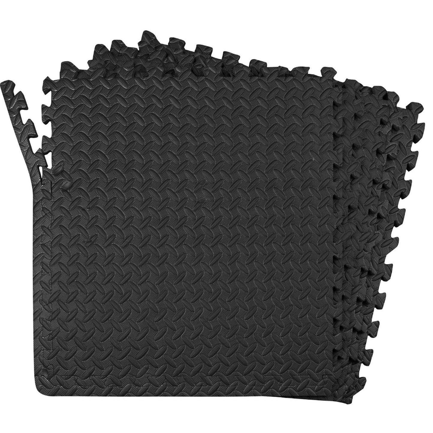 EVA Interlocking Gym Yoga Floor Mats  60x60cm (Packs of 4)