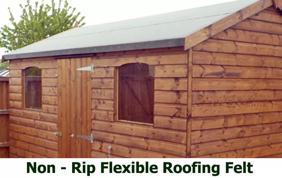 Heavy Duty Roofing Shed Felt + Nails + EVERBUILD Adhesive | 10m, 8m & 5m Rolls