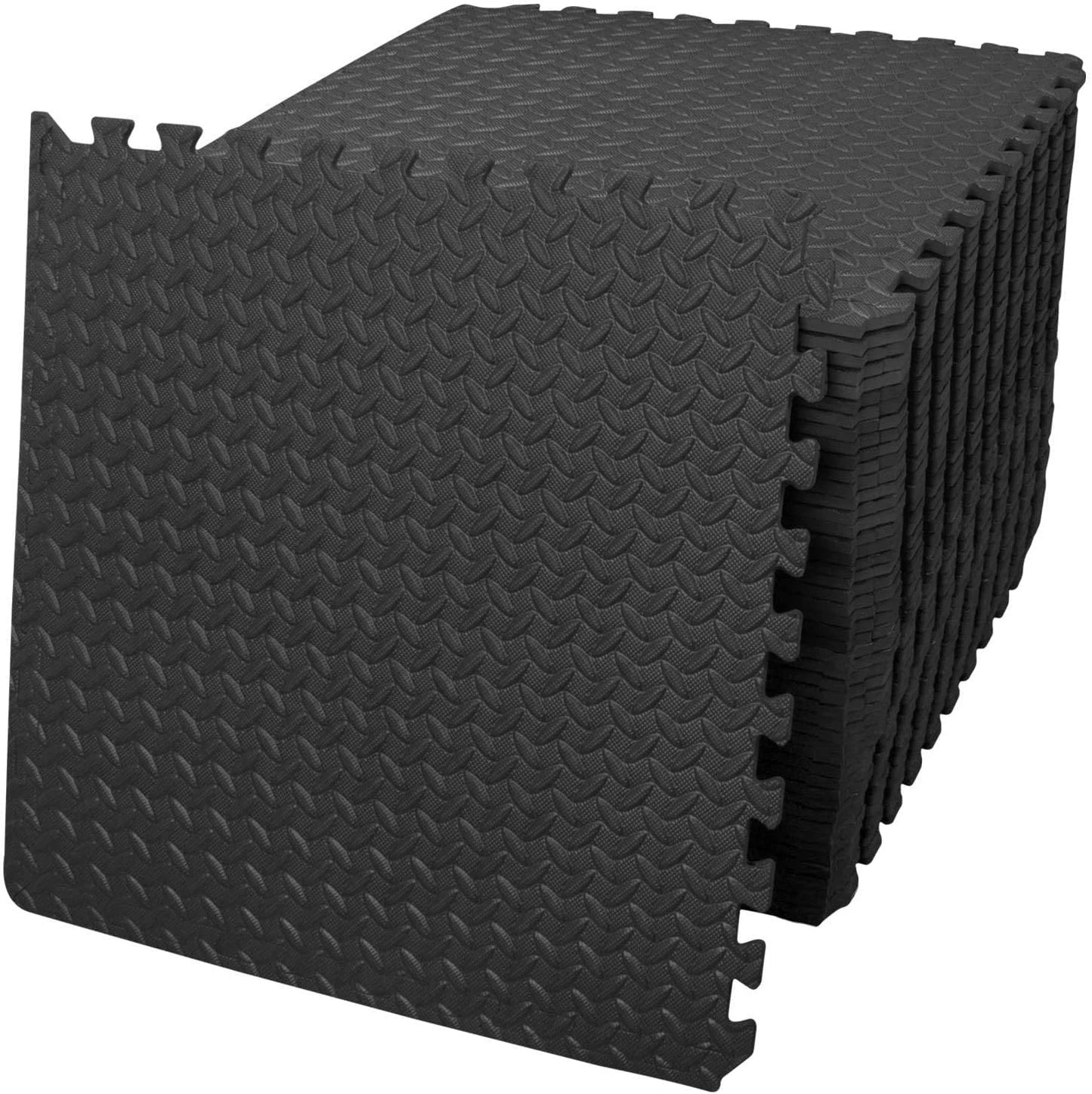 EVA Interlocking Gym Yoga Floor Mats  60x60cm (Packs of 4)