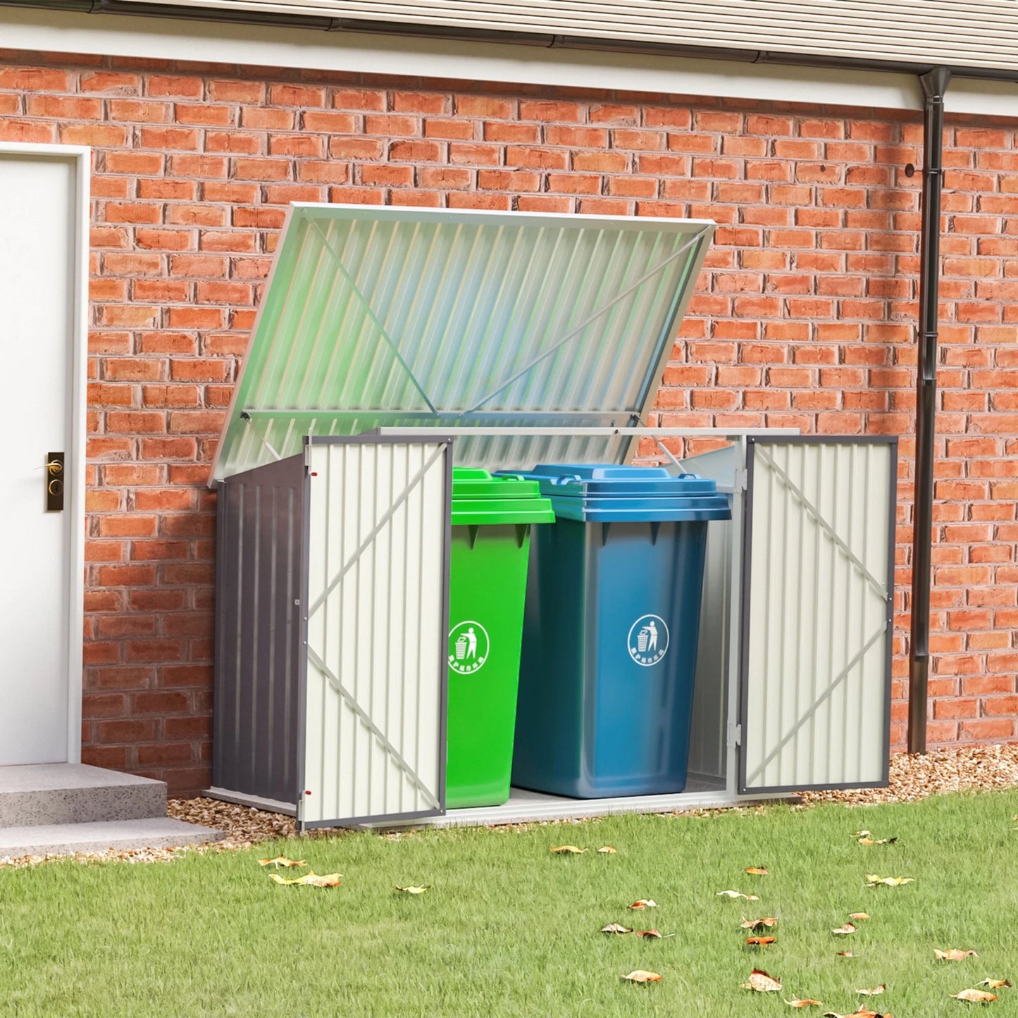 Metal Bike Shed, Storage or Bin Storage